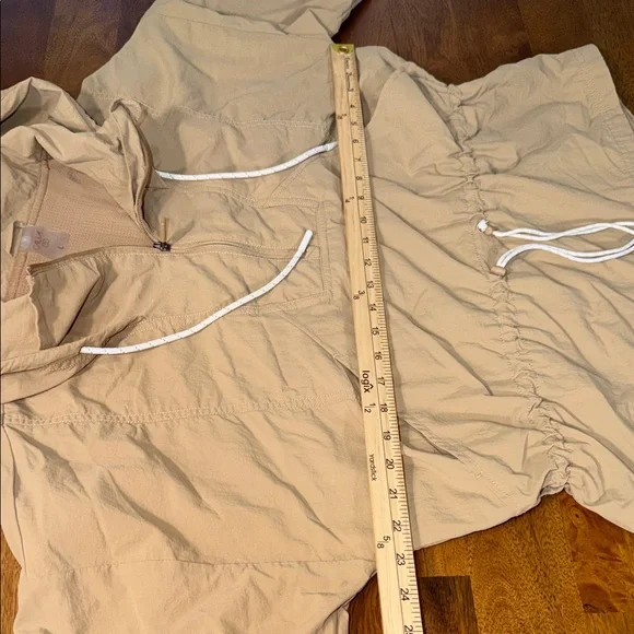 CALIA Women's Tan Utility Anorak with Drawcord Waist - Picture 9 of 14